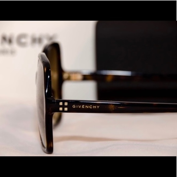 Givenchy Dark Havana Brown Gradient Square Sunglasses Case not included main image 11